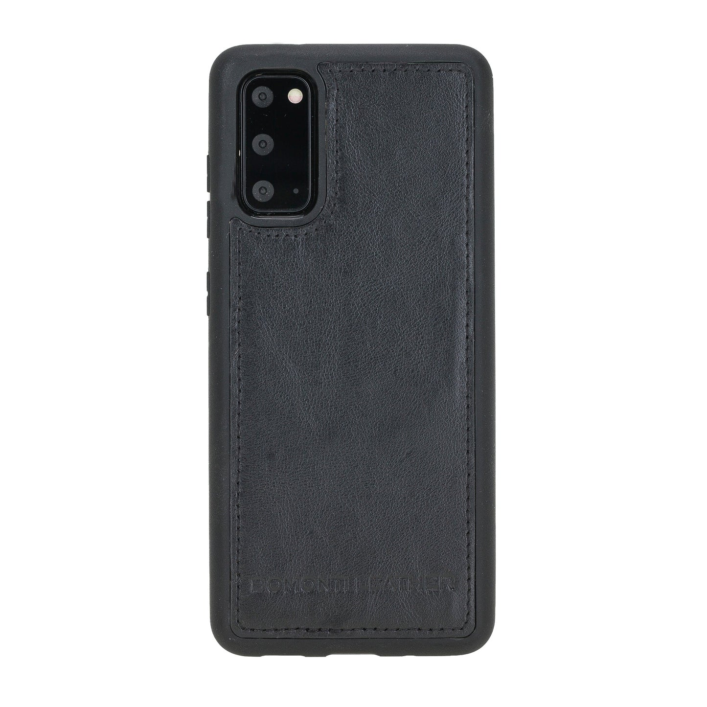 Samsung Galaxy S20 Compatible Leather Back Cover RST1 Black