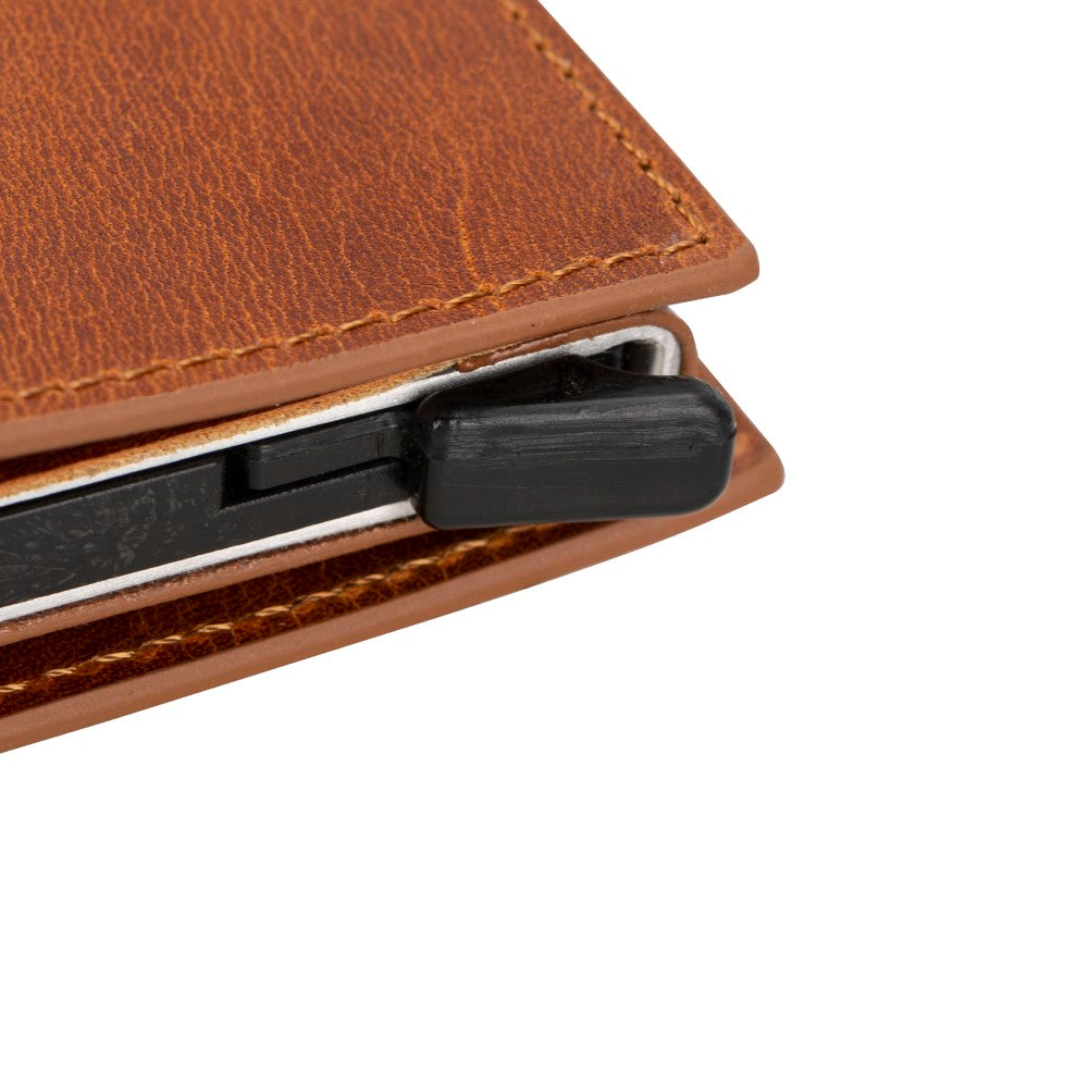 Palertag Leather Wallet, Apple AirTag Compatible V18