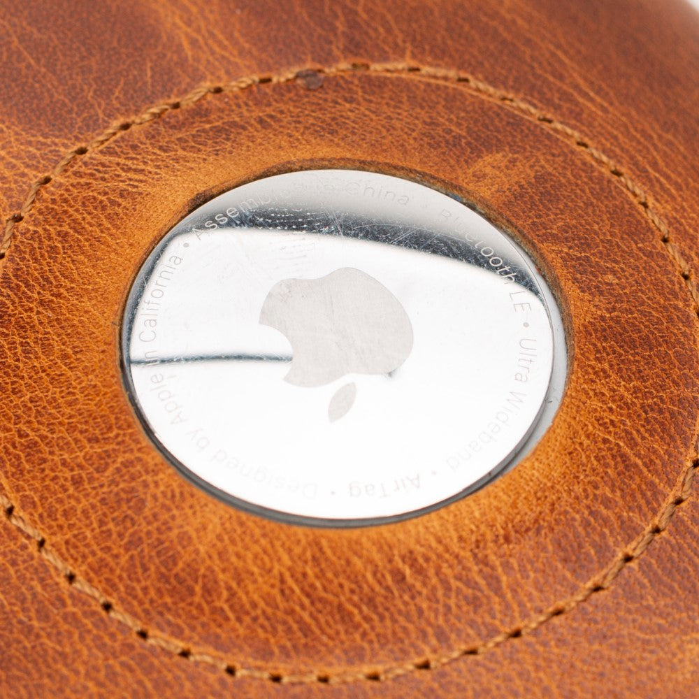 Palertag Leather Wallet, Apple AirTag Compatible V18