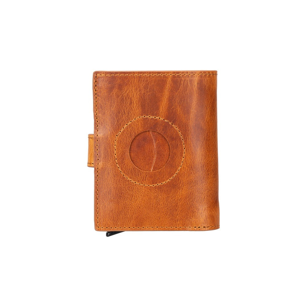 Palertag Leather Wallet, Apple AirTag Compatible V18