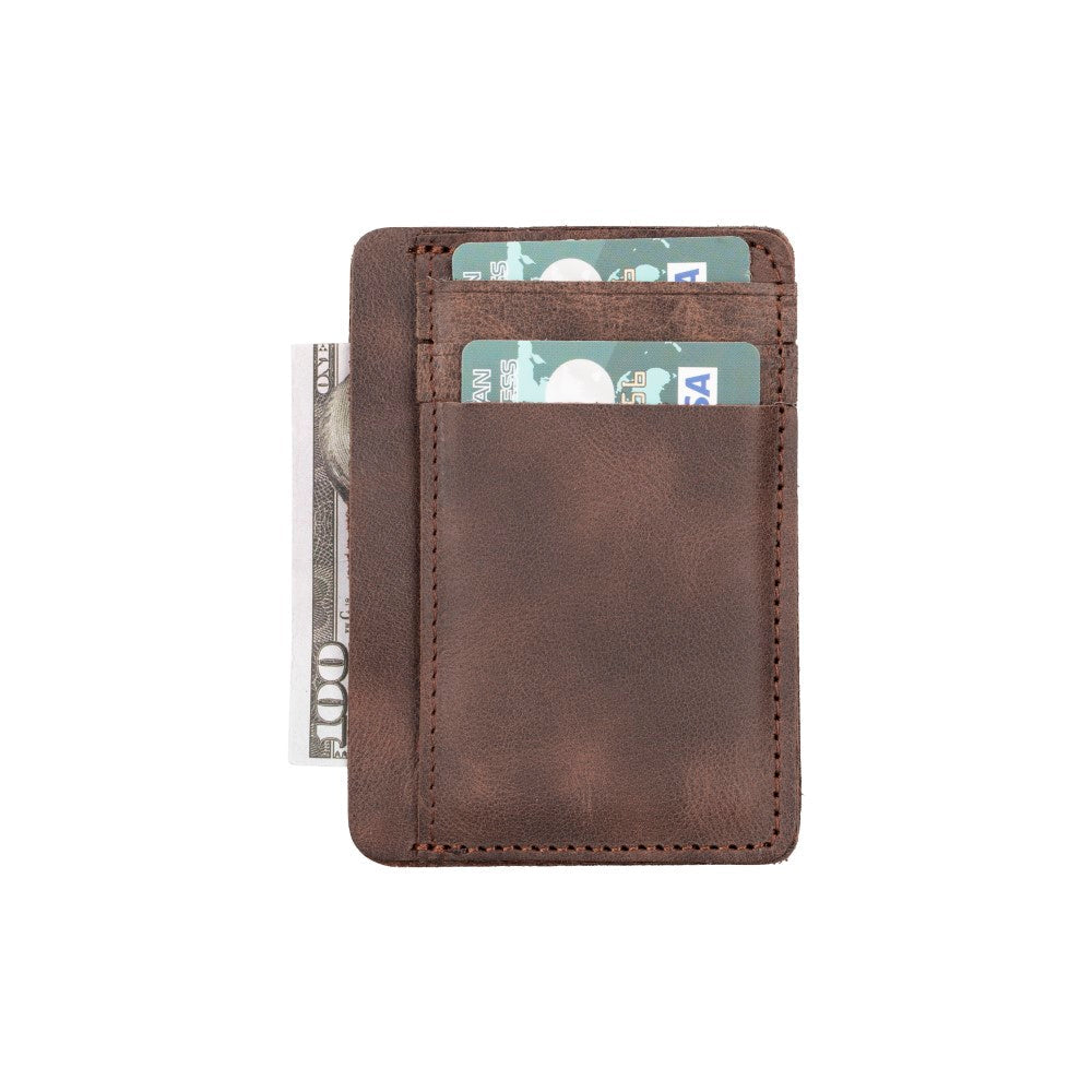 Parma Leather Card Holder G2 Brown