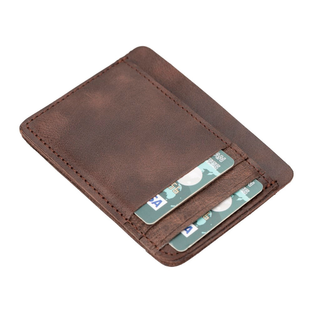 Parma Leather Card Holder G2 Brown