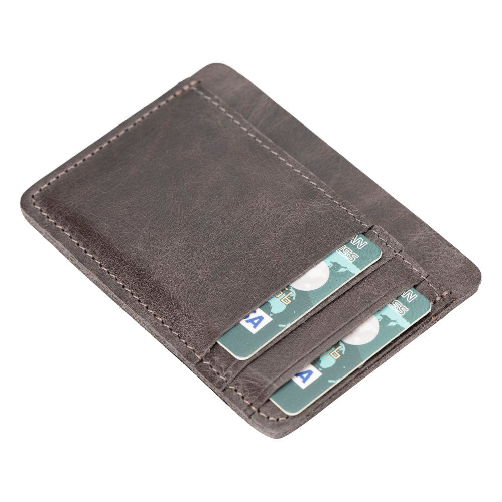 Parma Leather Card Holder TN18 Gray