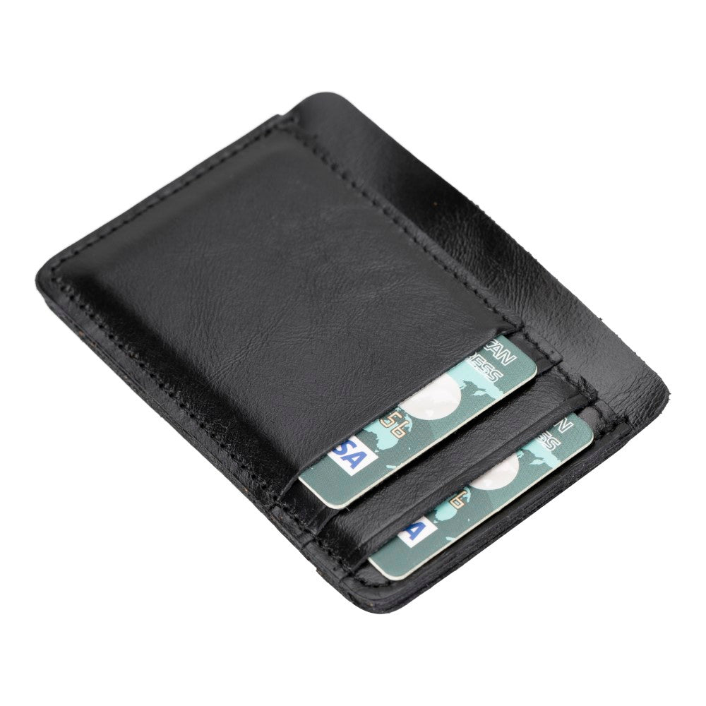 Parma Leather Card Holder RST1 Black