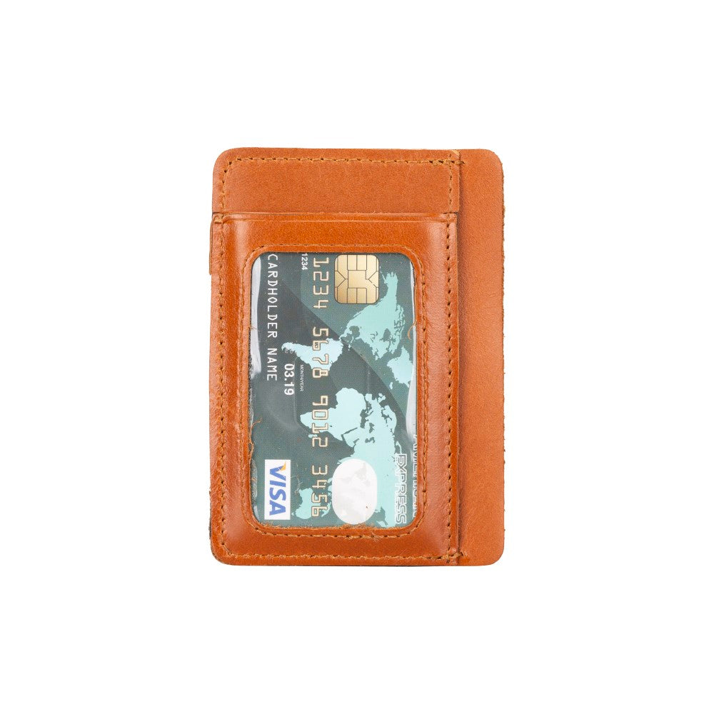 Parma Leather Card Holder RST2 Tan