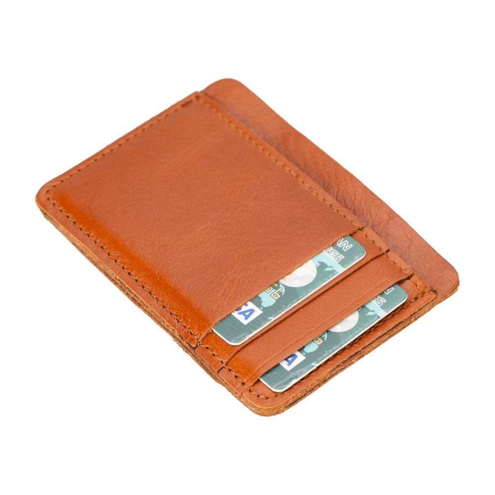 Parma Leather Card Holder RST2 Tan