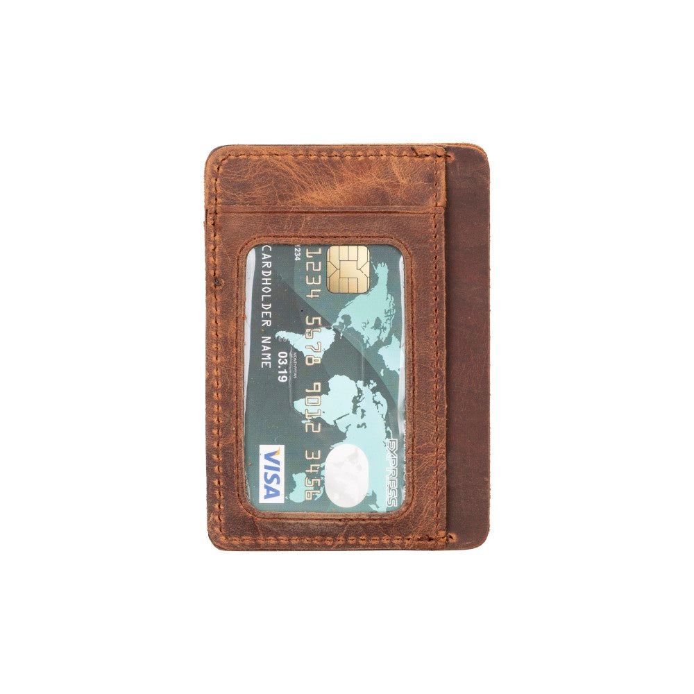 Parma Leather Card Holder TN3 Brown