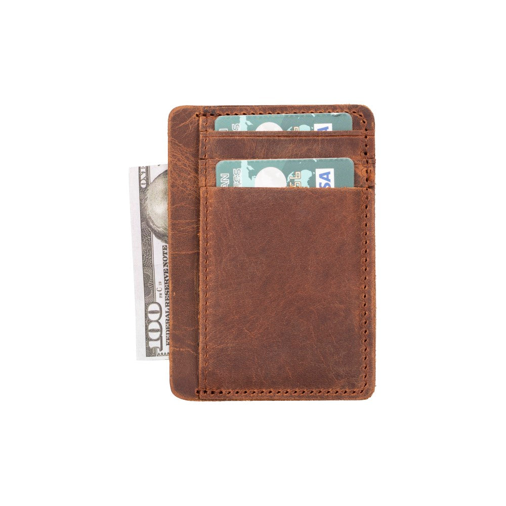 Parma Leather Card Holder TN3 Brown