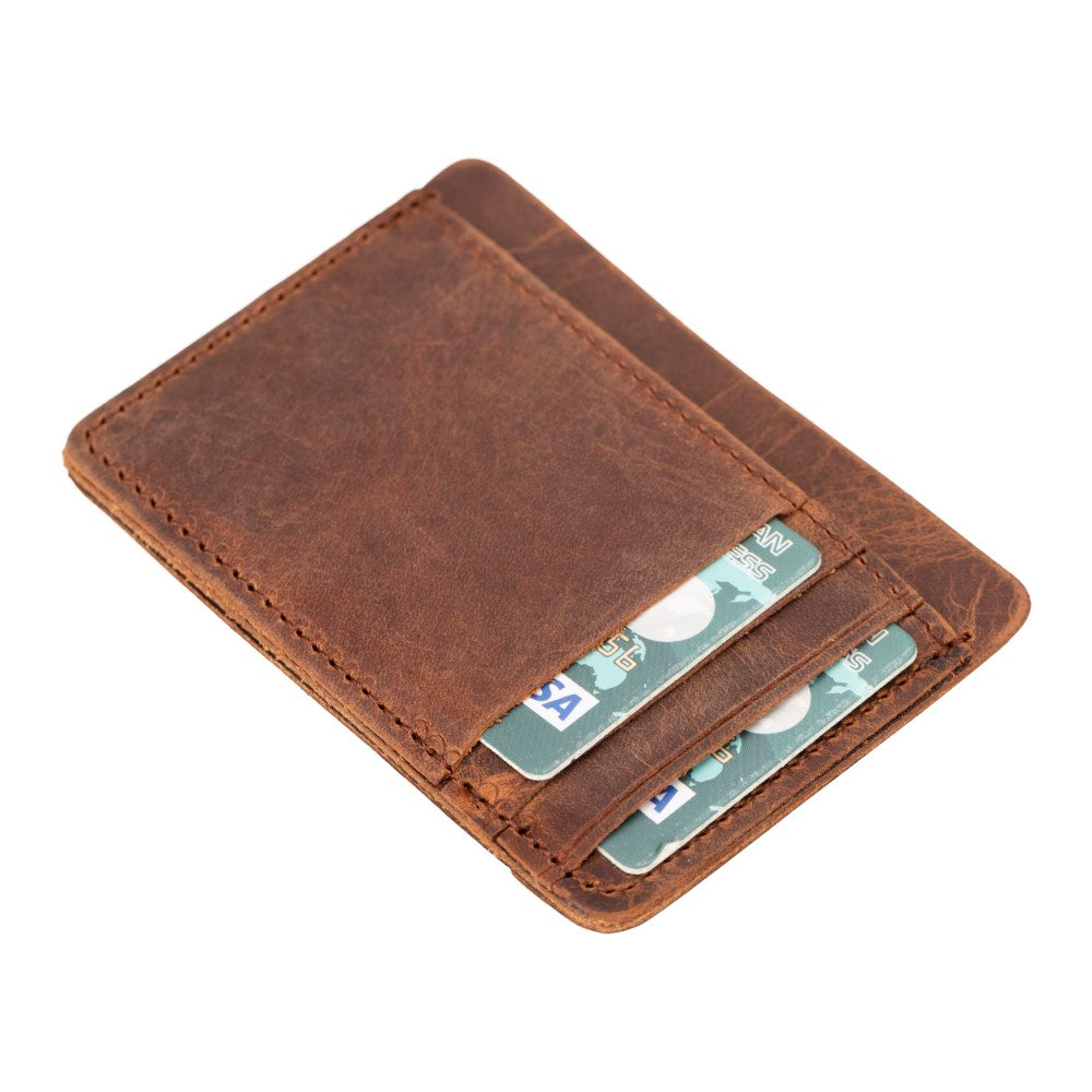 Parma Leather Card Holder TN3 Brown