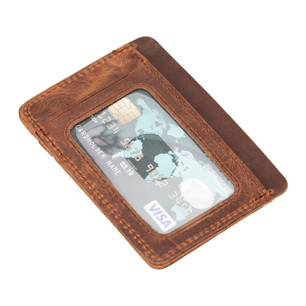 Parma Leather Card Holder TN3 Brown