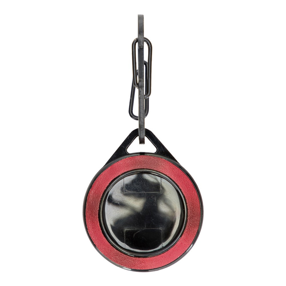 Apple AirTag Compatible Leather Keychain Pelit V4EF Red