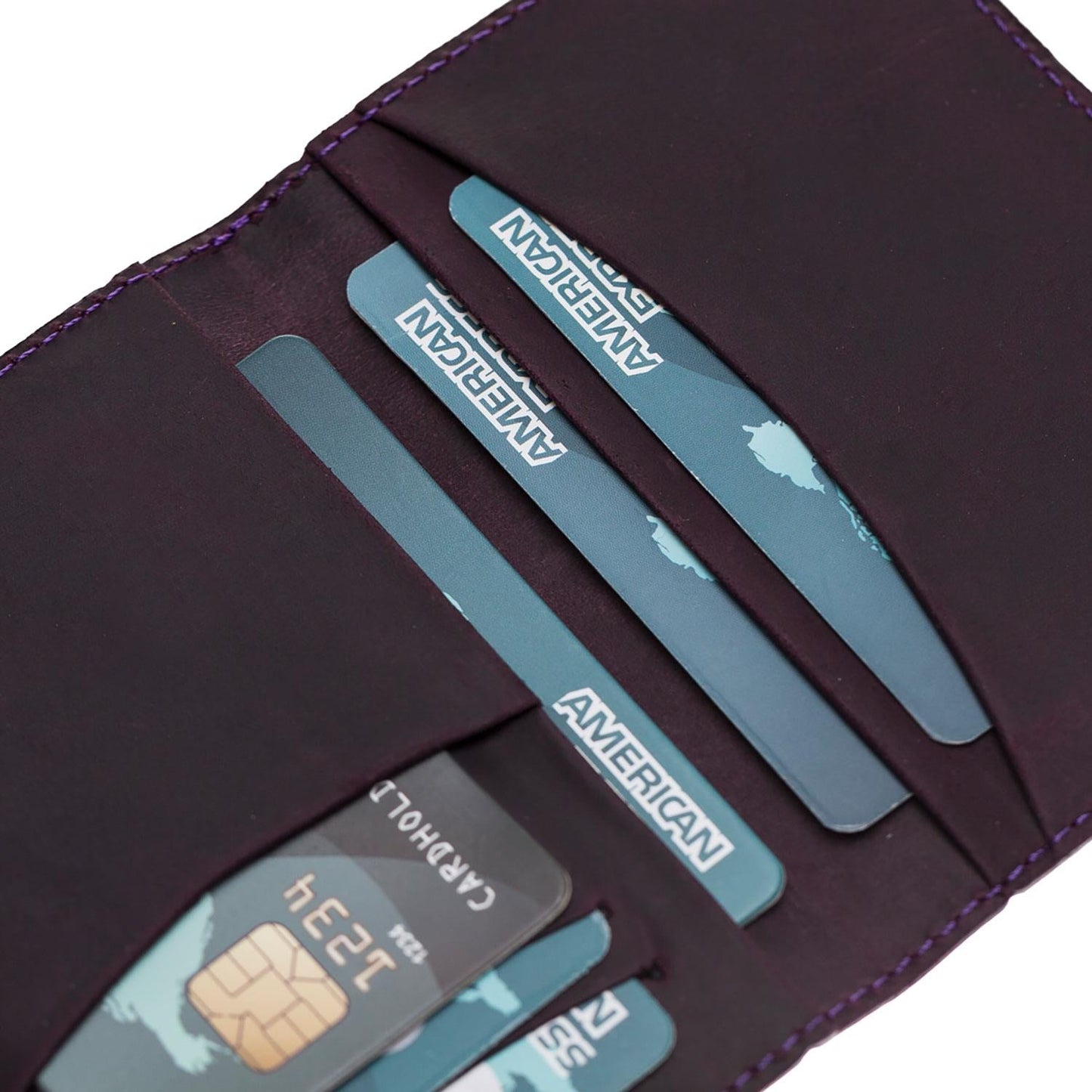 Dalfsen Deri Kartlık G7 Mor