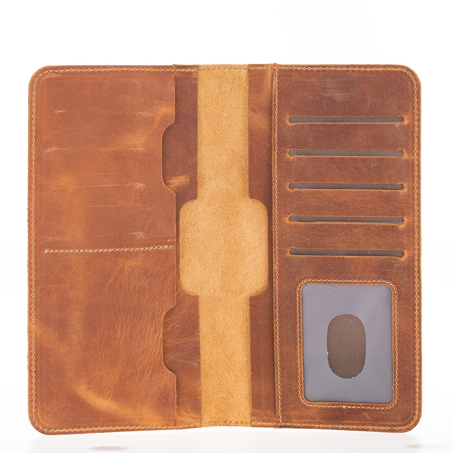 Rio 5.5 inch Compatible Leather Card Holder Case G19 Tan