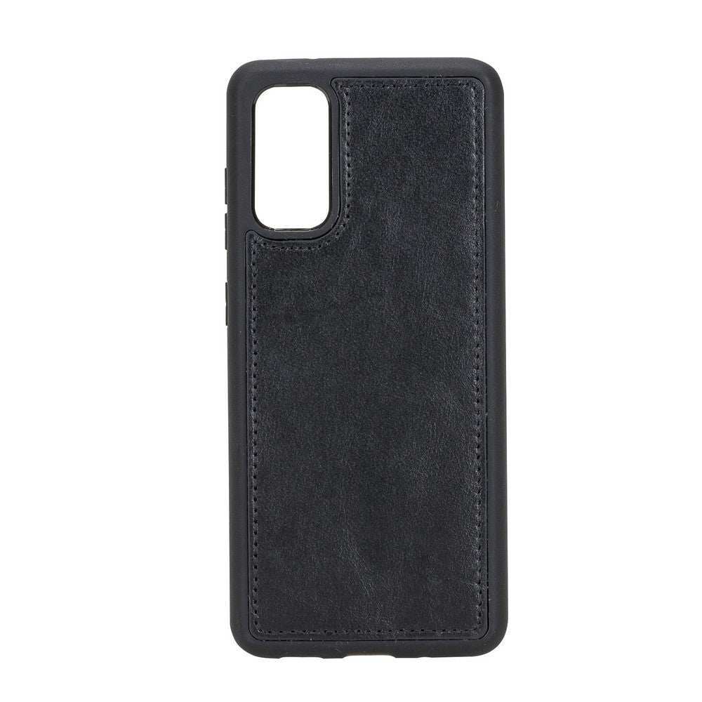 Samsung Galaxy S20 Compatible Leather Wallet Case RST1 Black