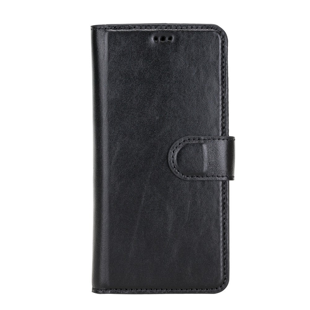 Samsung Galaxy S20 Compatible Leather Wallet Case RST1 Black