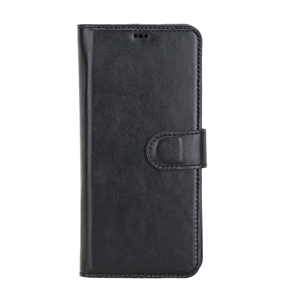 Samsung Galaxy S20 Plus Compatible Leather Wallet Case RST1 Black