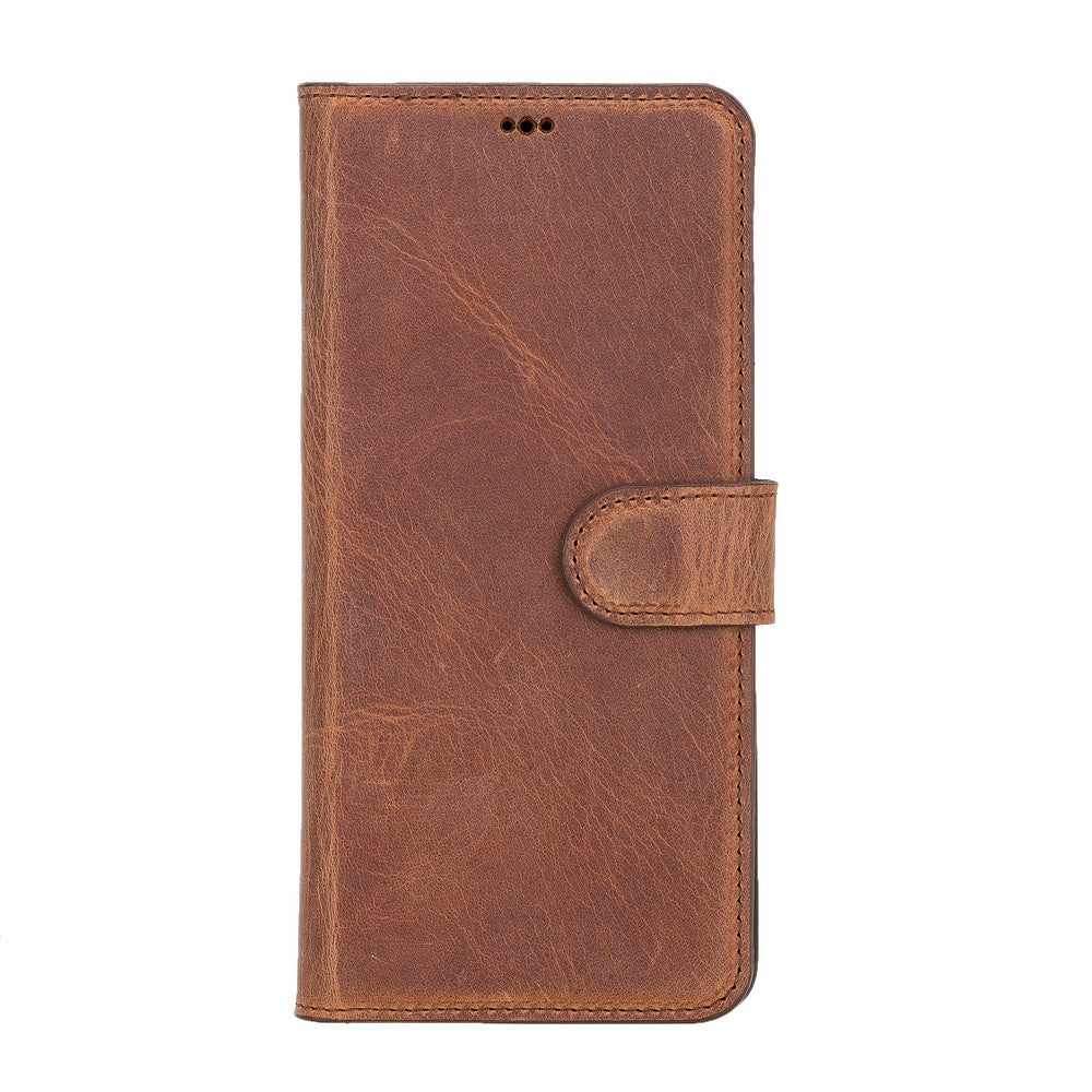 Samsung Galaxy S20 Ultra Compatible Leather Wallet Case G2 Brown