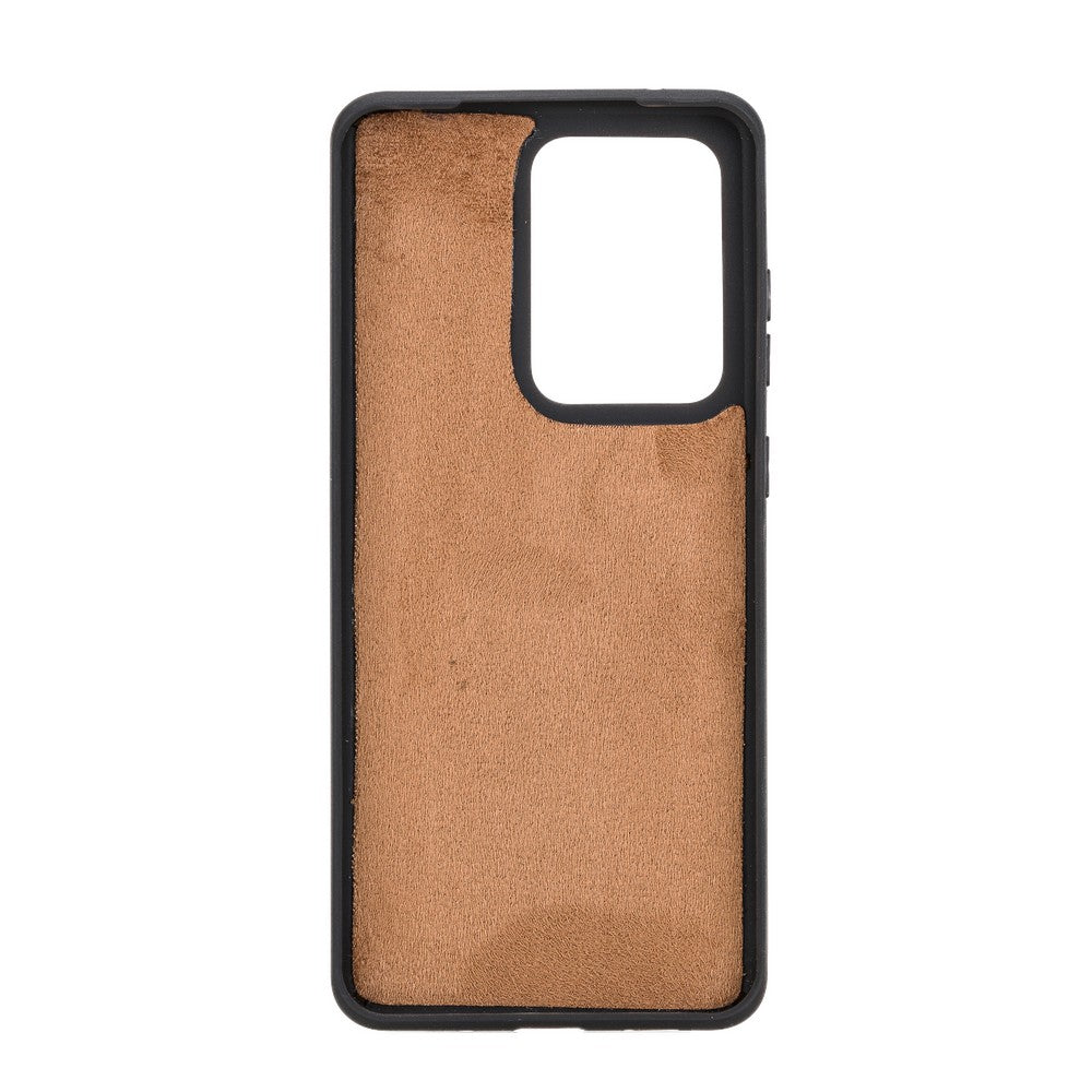 Samsung Galaxy S20 Ultra Compatible Leather Wallet Case RST2EF Brown