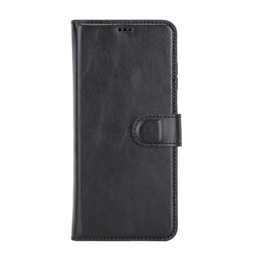 Samsung Galaxy S20 Ultra Compatible Leather Wallet Case RST1 Black