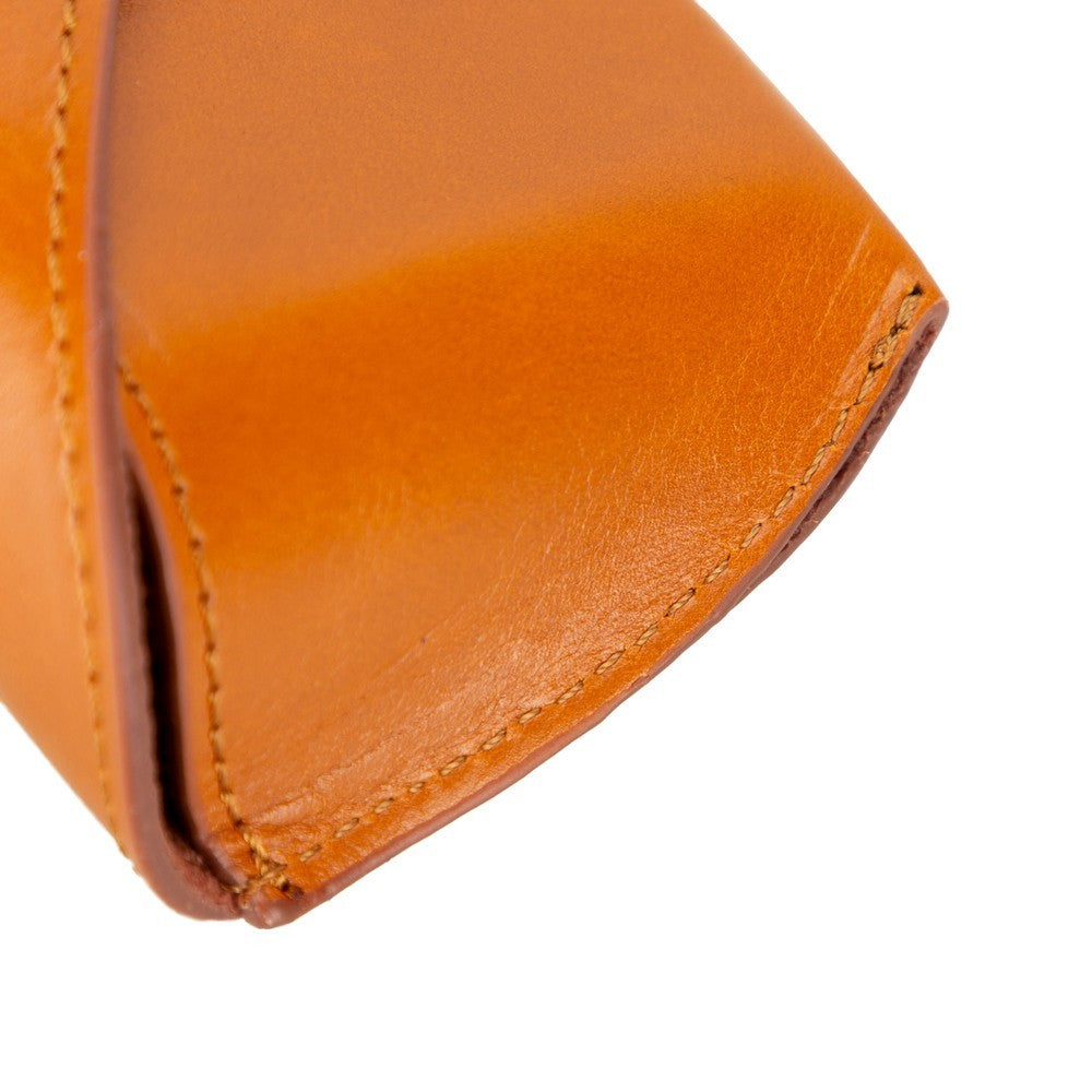 Roan Leather Glasses Case RST2 Tan