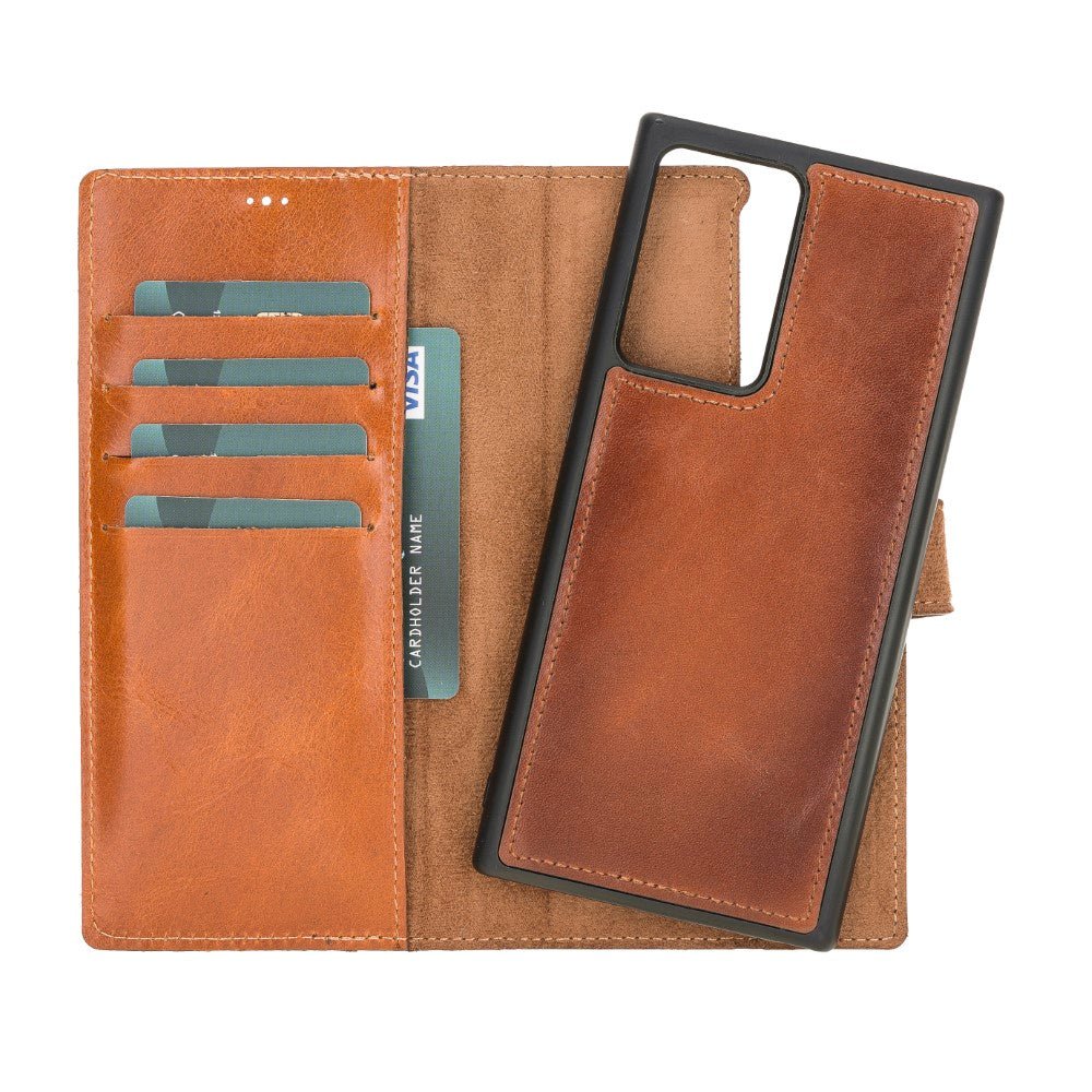 Samsung Galaxy Note 20 Plus Compatible Leather Wallet Case RST2EF