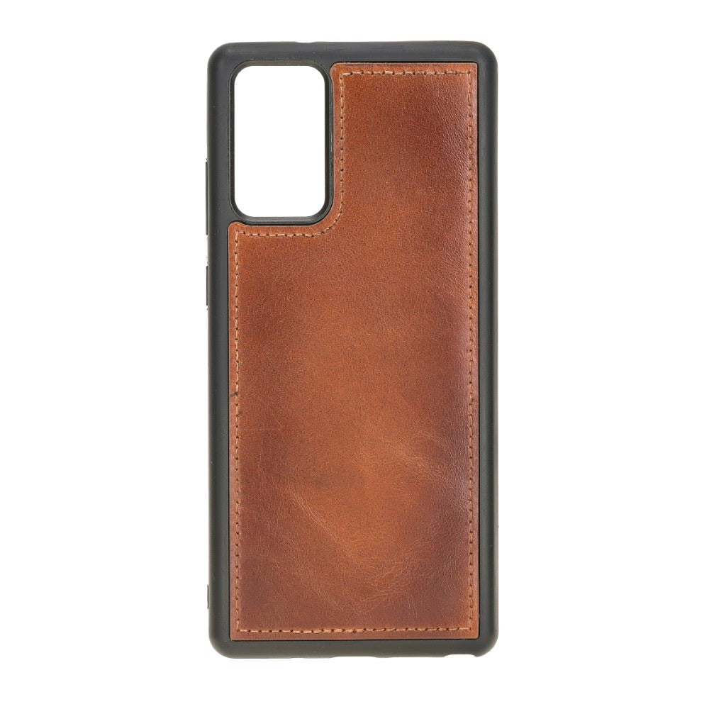 Samsung Galaxy Note 20 Compatible Leather Wallet Case RST2EF Brown