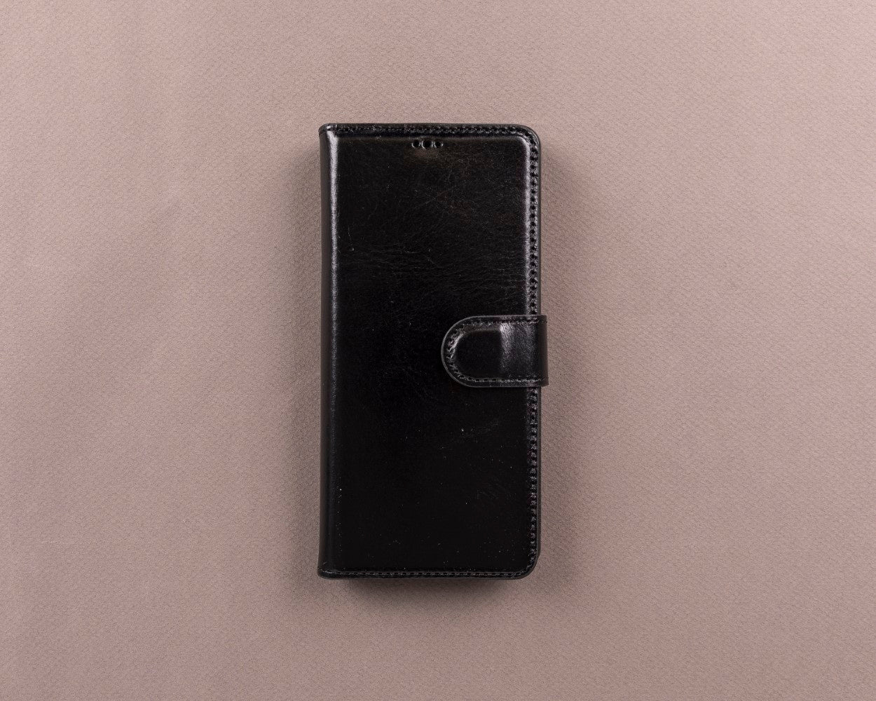 Samsung Galaxy S20 FE Compatible Leather Wallet Case RST1 Black