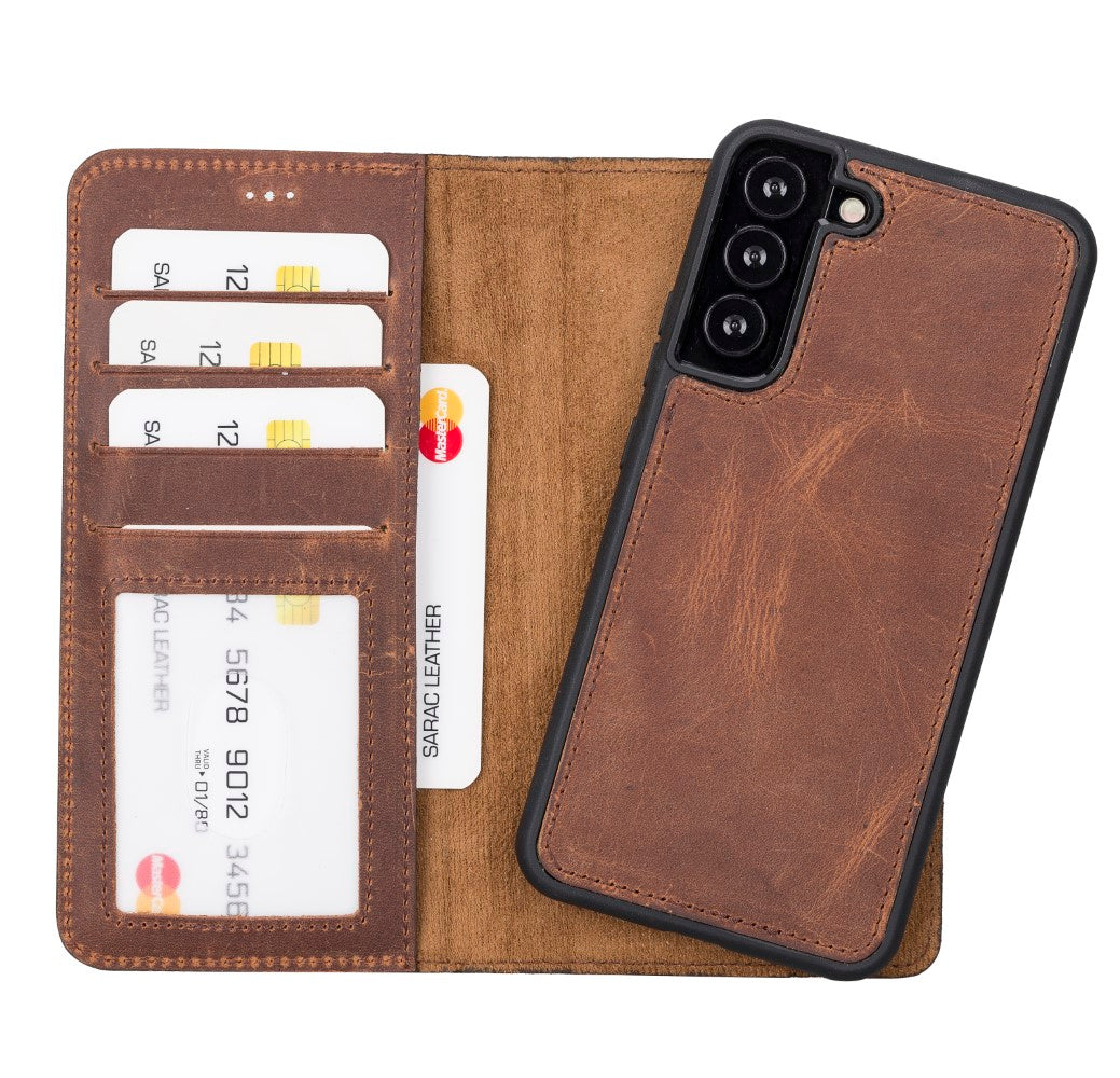 Samsung Galaxy S22 Plus Compatible Leather Wallet Case Liluri G19