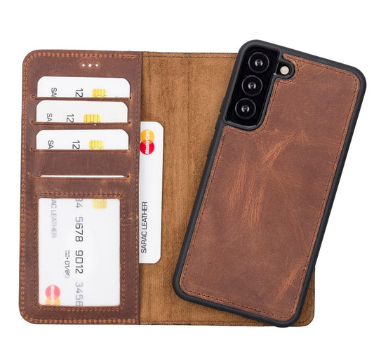 Samsung Galaxy S22 Plus Compatible Leather Wallet Case Liluri G2