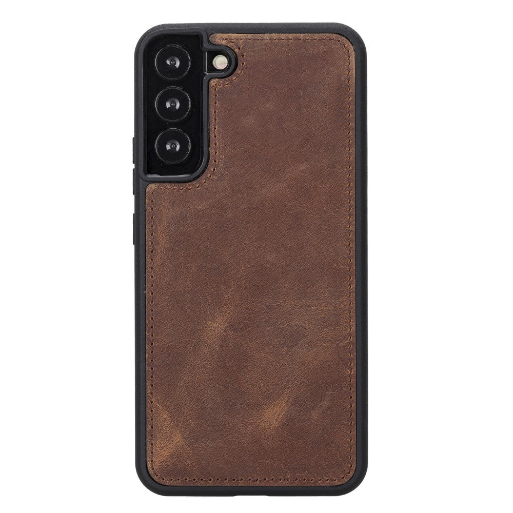 Samsung Galaxy S22 Plus Compatible Leather Wallet Case MWWN G2 Brown