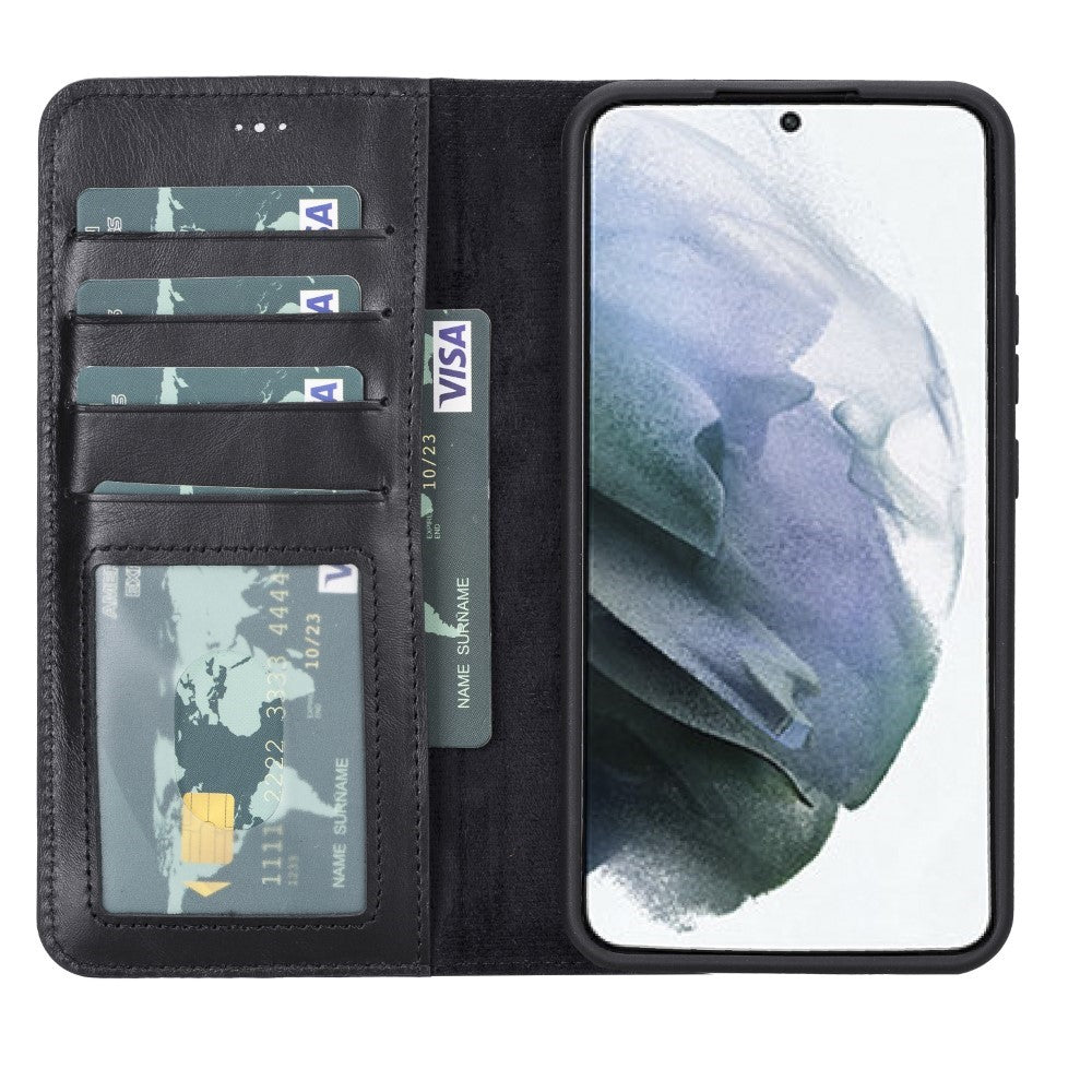 Samsung Galaxy S22 Plus Compatible Leather Wallet Case MWWN RST1 