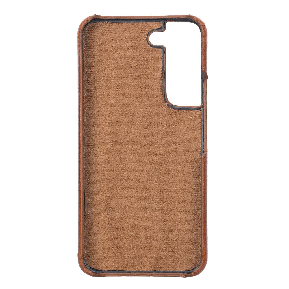 Samsung Galaxy S22 Compatible Leather Back Cover UJ RST2EF Tan