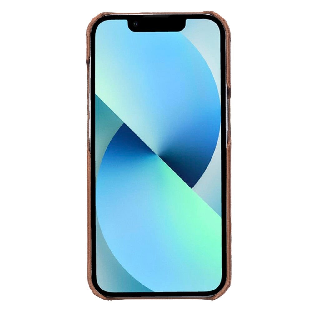 Apple iPhone 13 Pro Uyumlu Deri Arka Kapak UJ RST2EF Taba