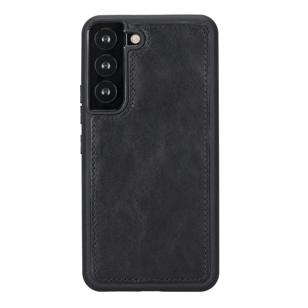 Samsung Galaxy S22 Compatible Leather Wallet Case MWWN RST1 Black 