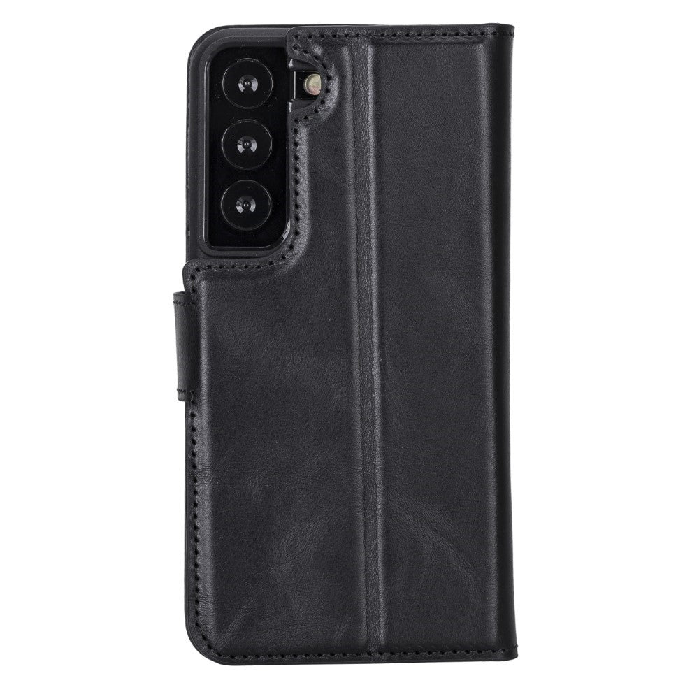 Samsung Galaxy S22 Compatible Leather Wallet Case MWWN RST1 Black 