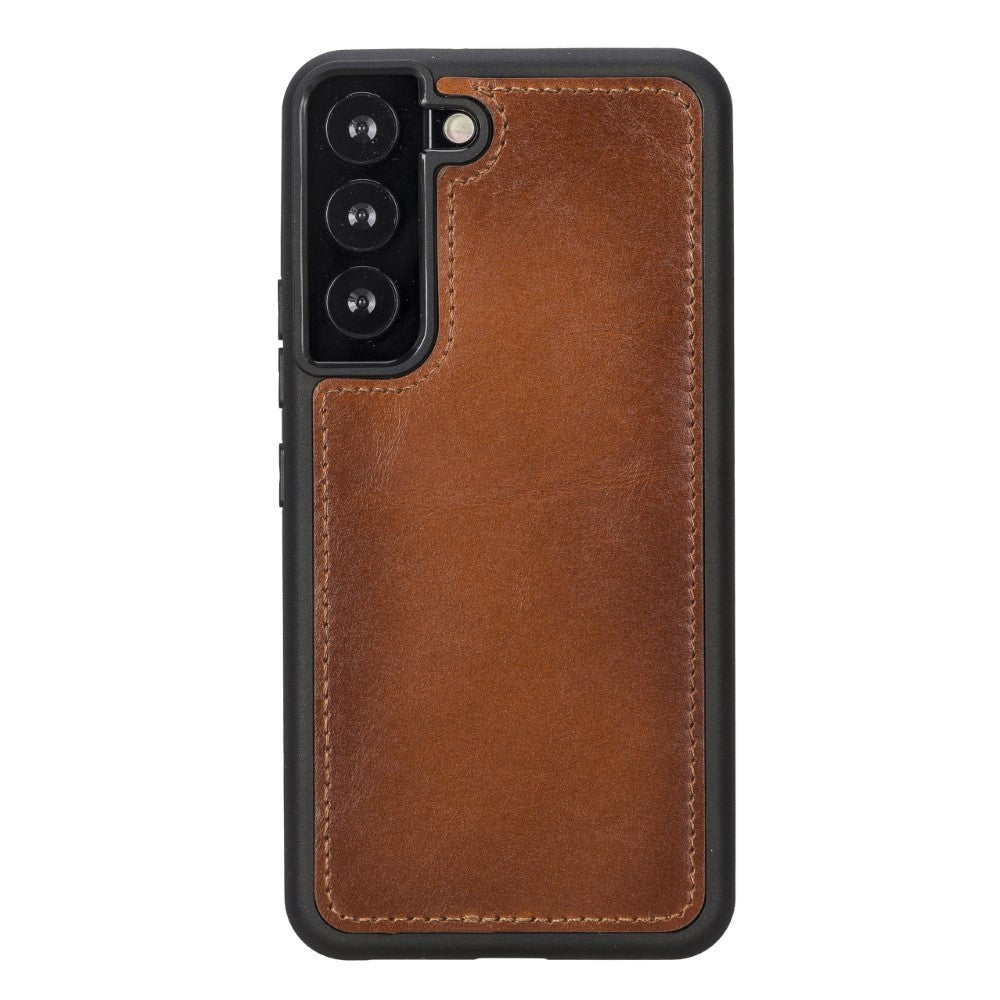 Samsung Galaxy S22 Compatible Leather Wallet Case MWWN RST2EF Brown 