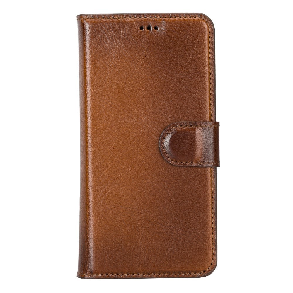 Samsung Galaxy S22 Compatible Leather Wallet Case MWWN RST2EF Brown 