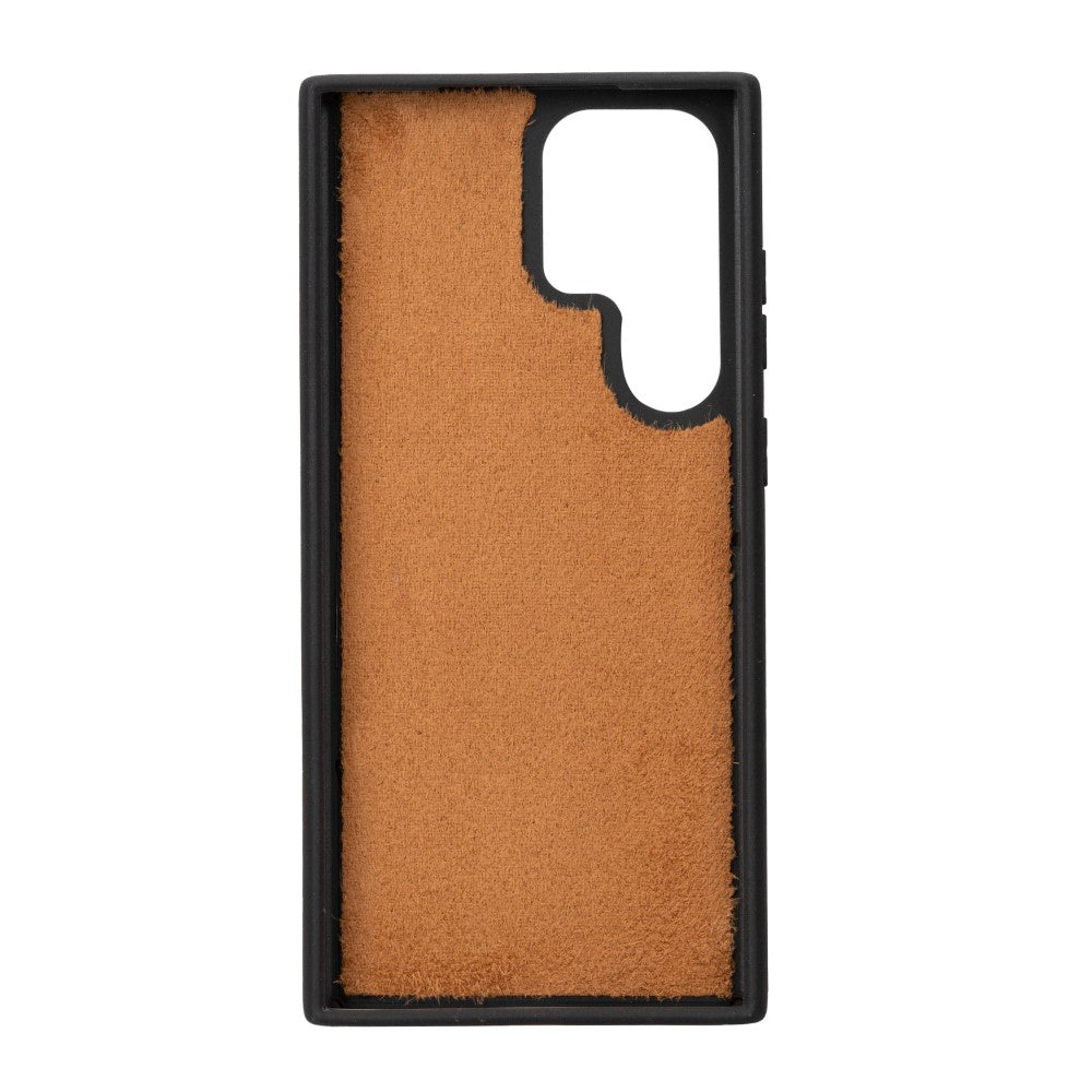 Samsung Galaxy S23 Ultra Compatible Leather Wallet Case G2 Brown