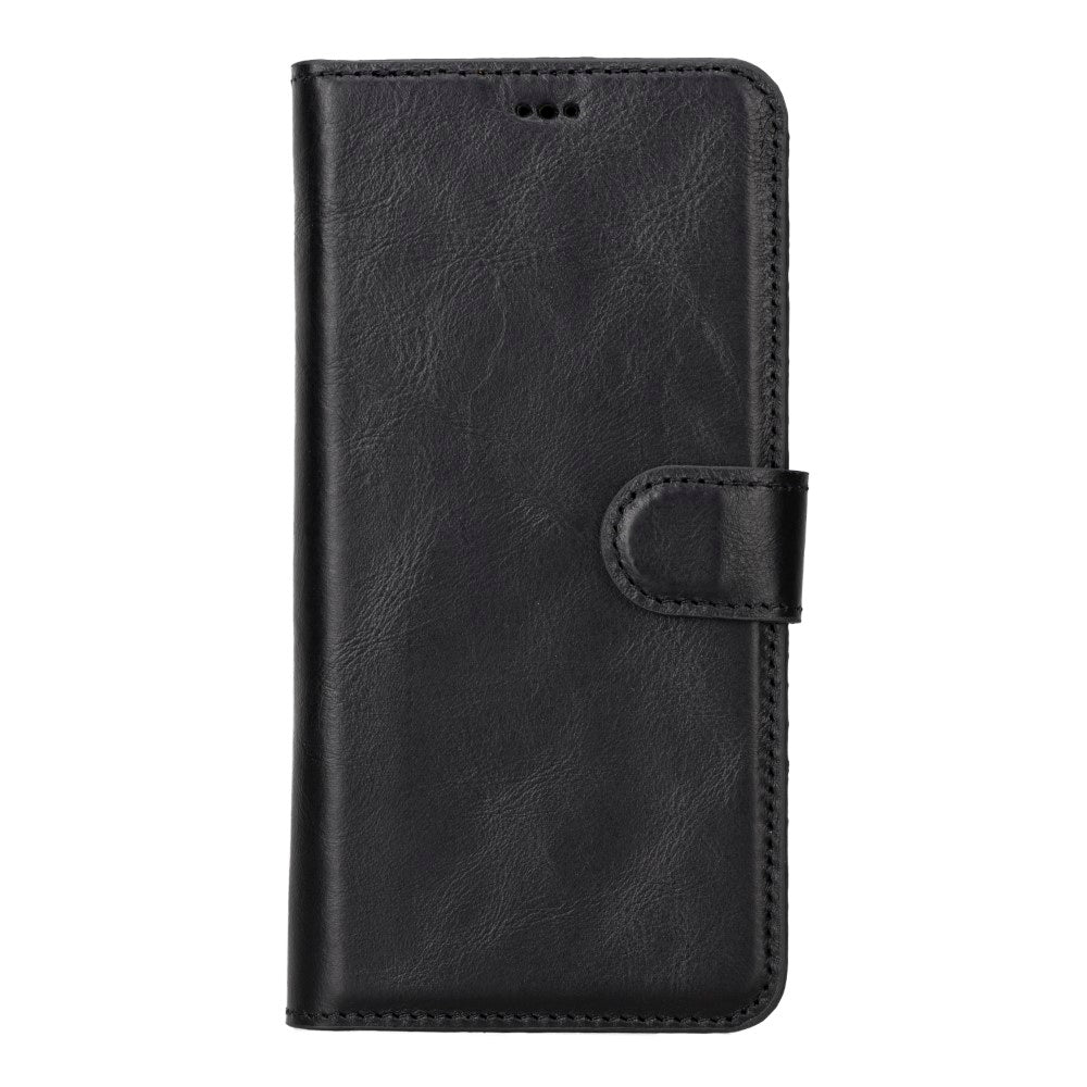 Samsung Galaxy S23 Plus Compatible Leather Wallet Case RST1 Black