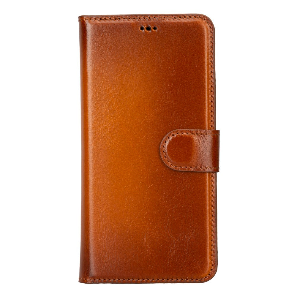 Samsung Galaxy S23 Plus Compatible Leather Wallet Case RST2EF Brown