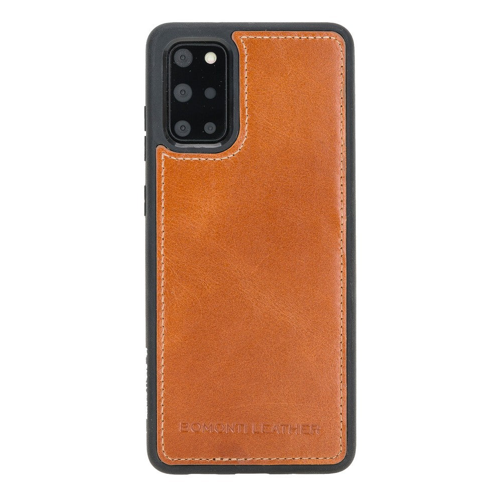 Samsung Galaxy S20 Plus Compatible Leather Back Cover RST2 Tan