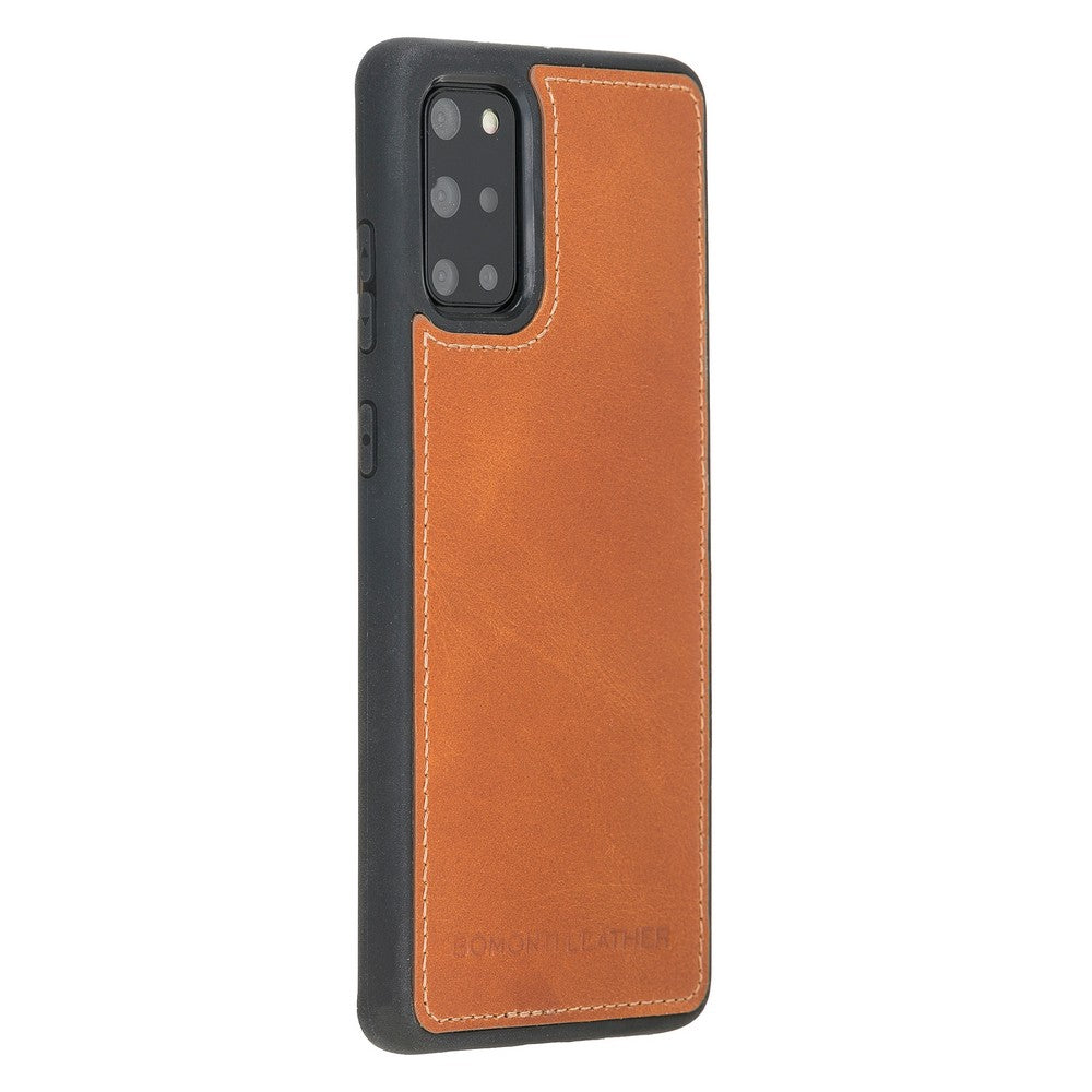 Samsung Galaxy S20 Plus Compatible Leather Back Cover RST2 Tan