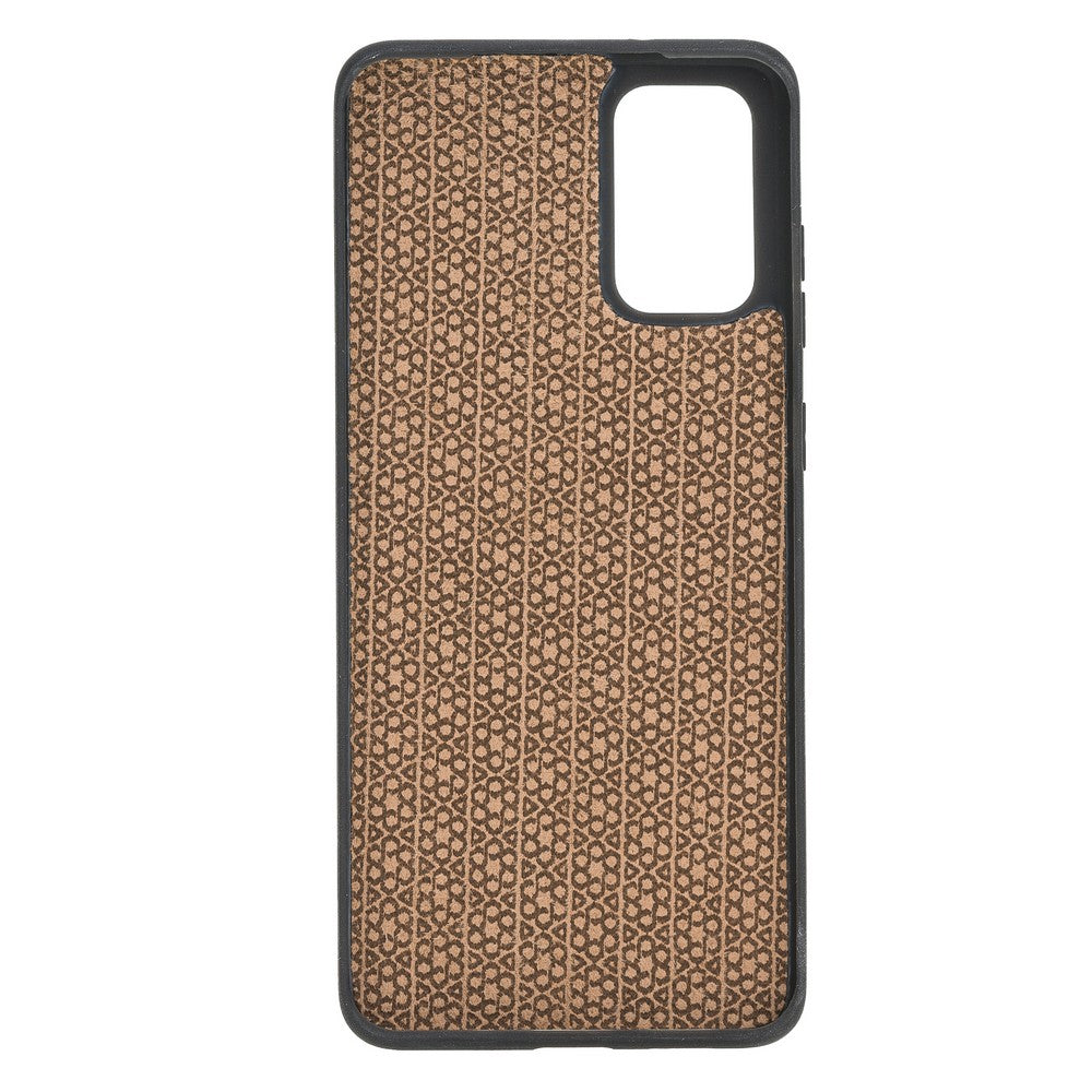 Samsung Galaxy S20 Plus Compatible Leather Back Cover RST2 Tan