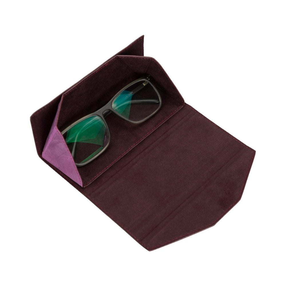 Smart Glass Leather Glasses Case G7 Purple