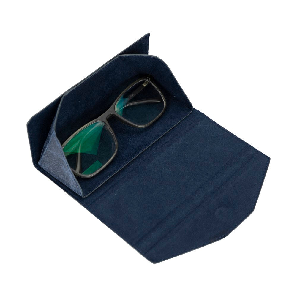 Smart Glass Leather Glasses Case TN5 Blue 