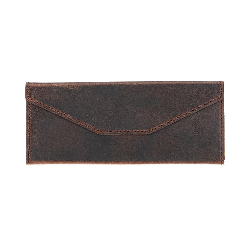 Smart Glass Leather Glasses Case G2 Brown 