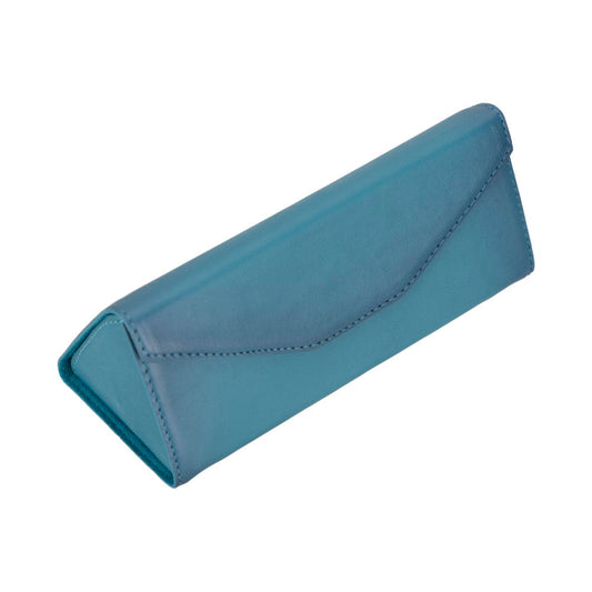 Smart Glass Leather Glasses Case BRN4EF Blue 