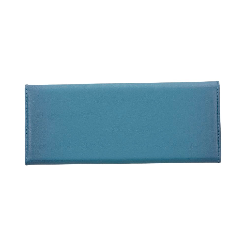 Smart Glass Leather Glasses Case BRN4EF Blue 