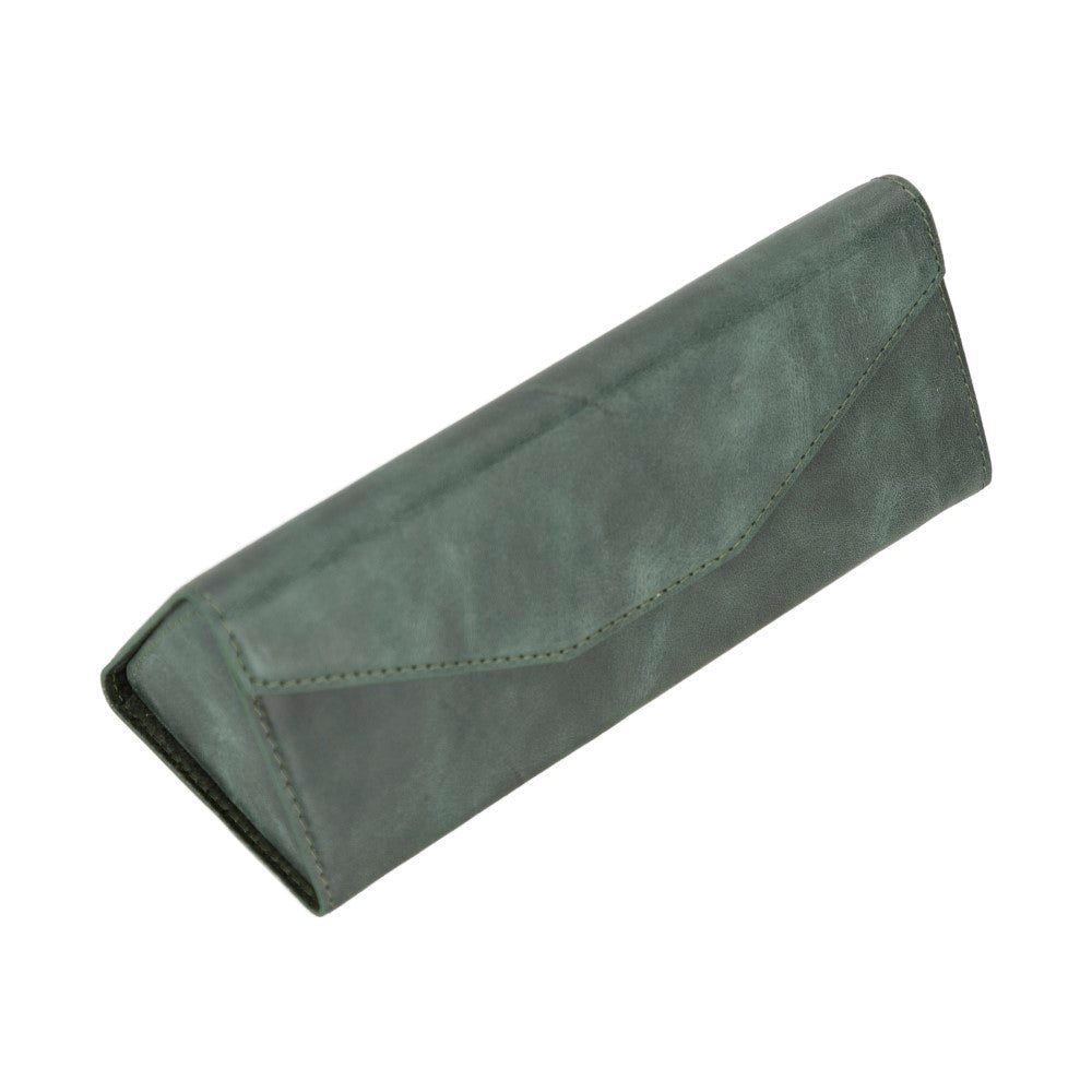 Smart Glass Leather Glasses Case TN16 Green 