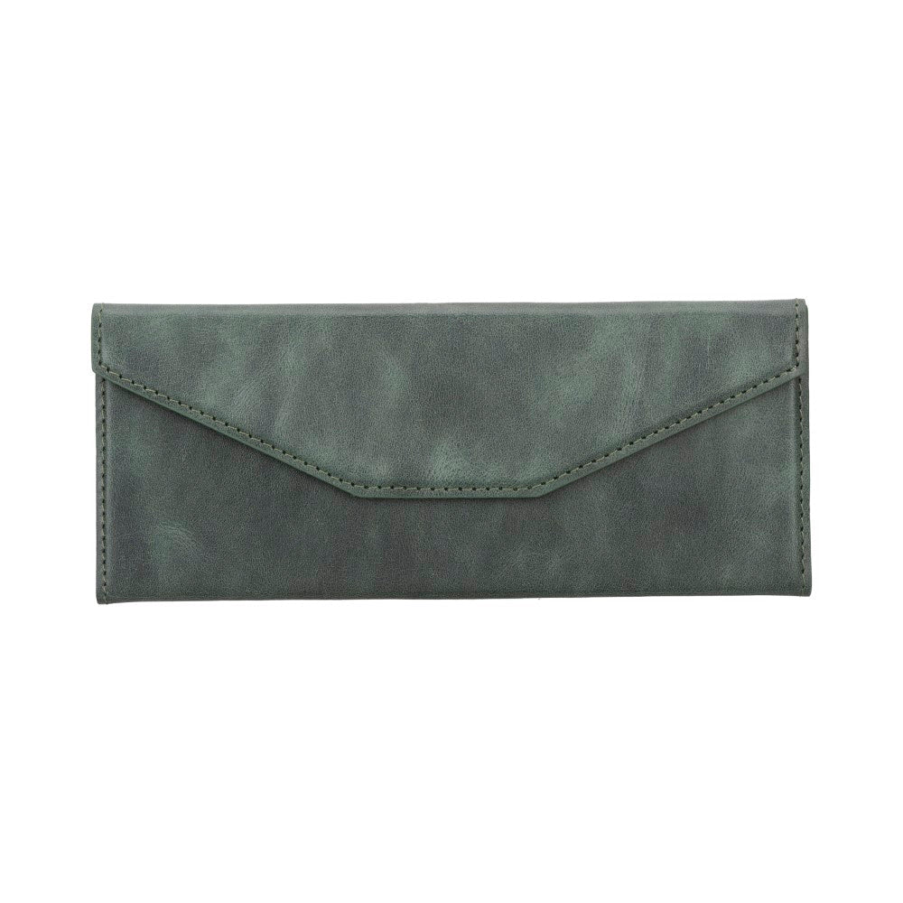 Smart Glass Leather Glasses Case TN16 Green 